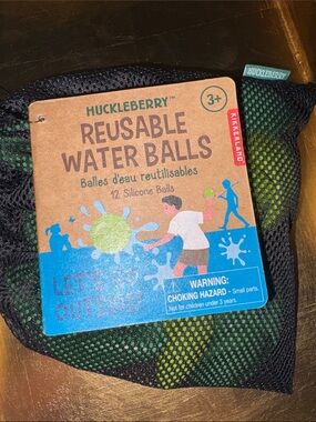 NWT Water Balls  Reusable ages 3+ easy to fill reusable eco friendly soft silico